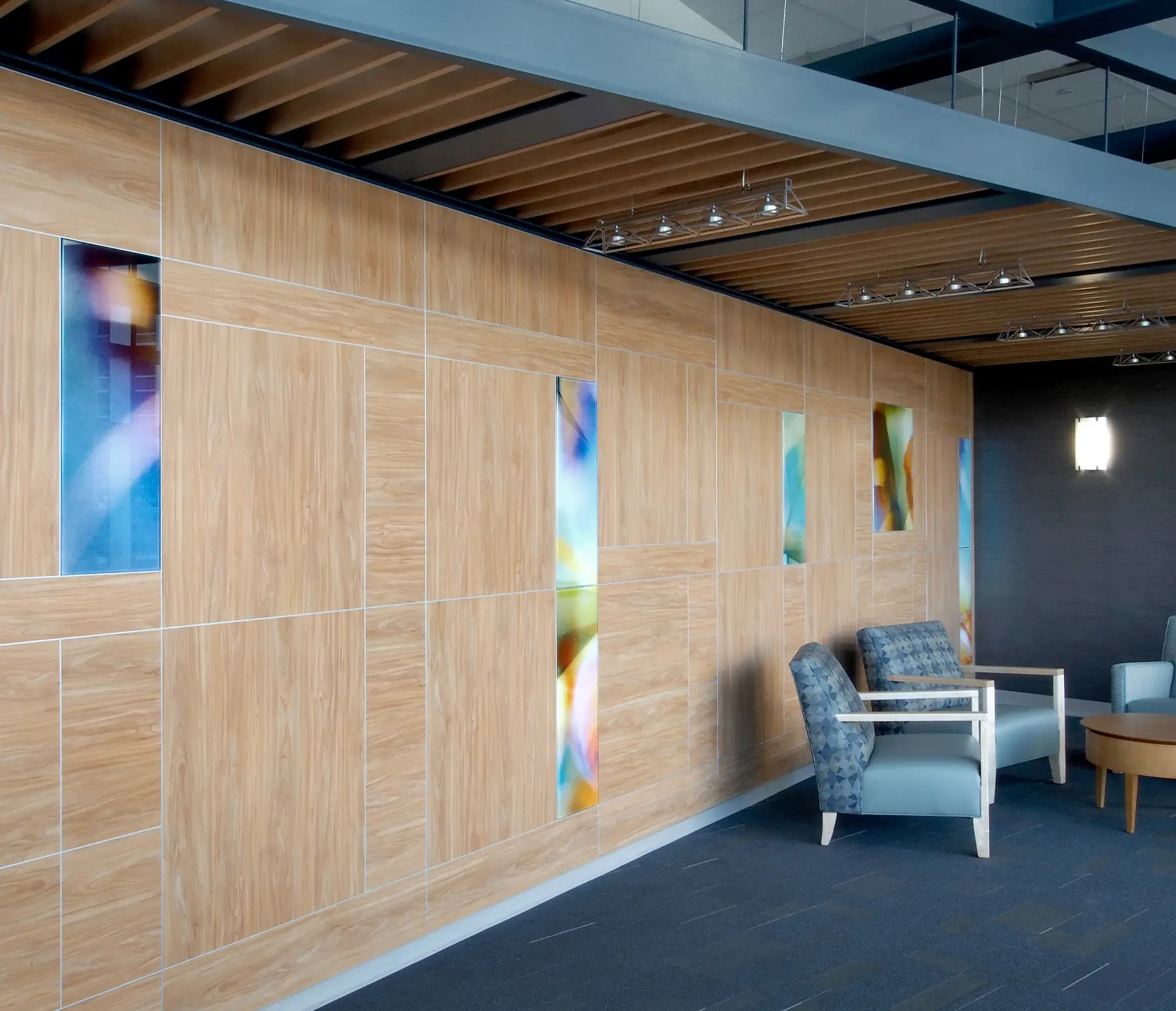 Feature Wall featuring the artwork "Glass Lumin"