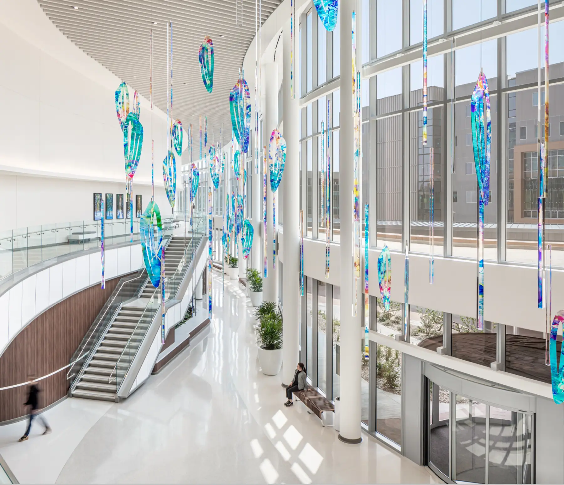 Suspended Art Sculpture featuring the artwork "Caprice"