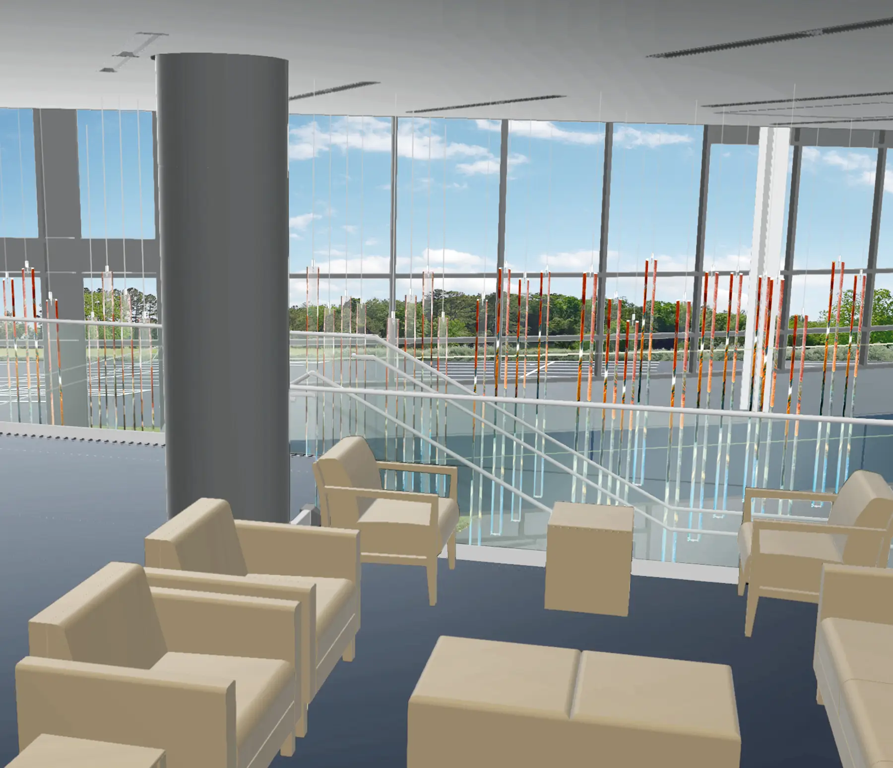 SketchUp render of sculpture