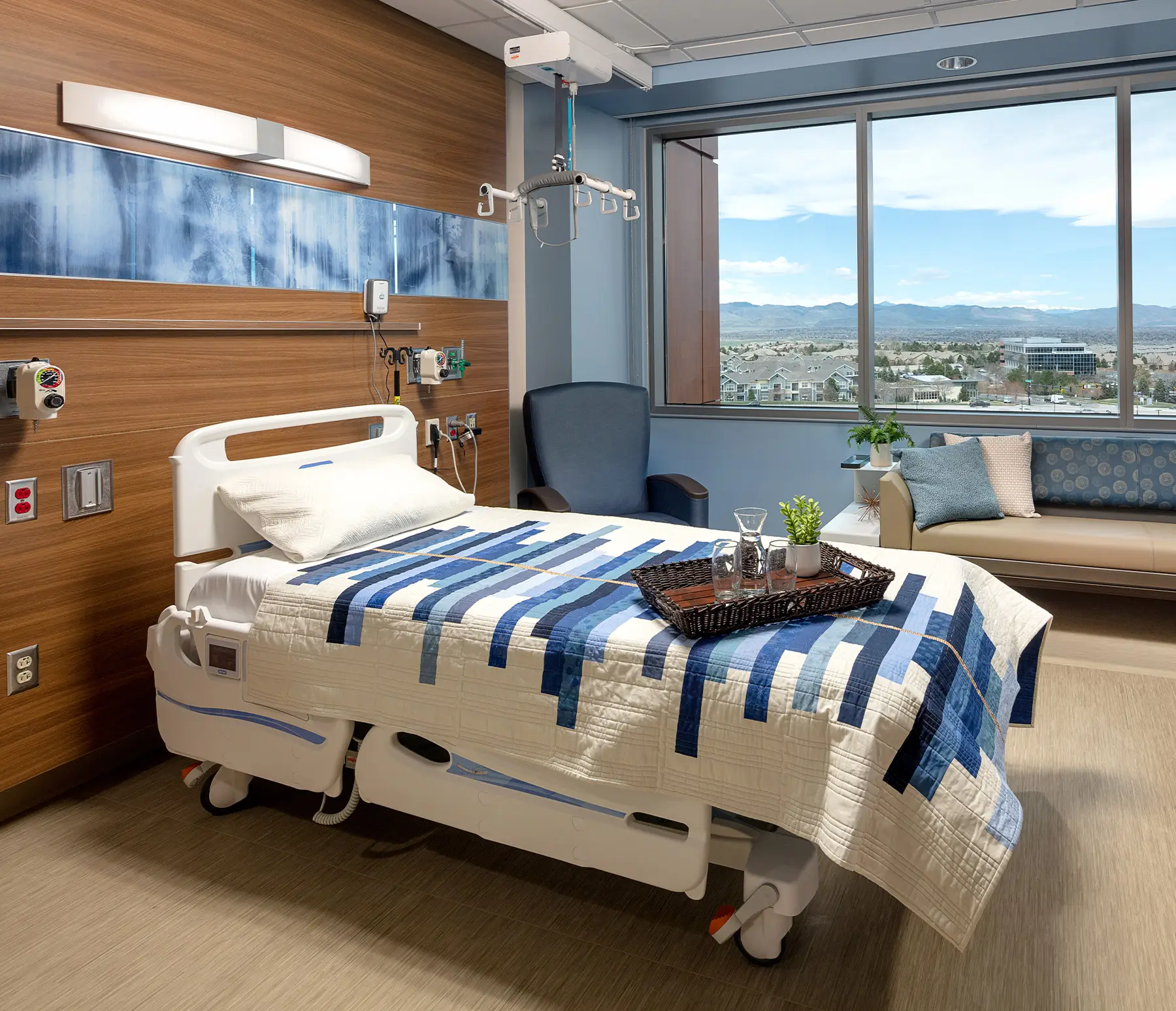Headwall featuring the artwork "Antero Blue"