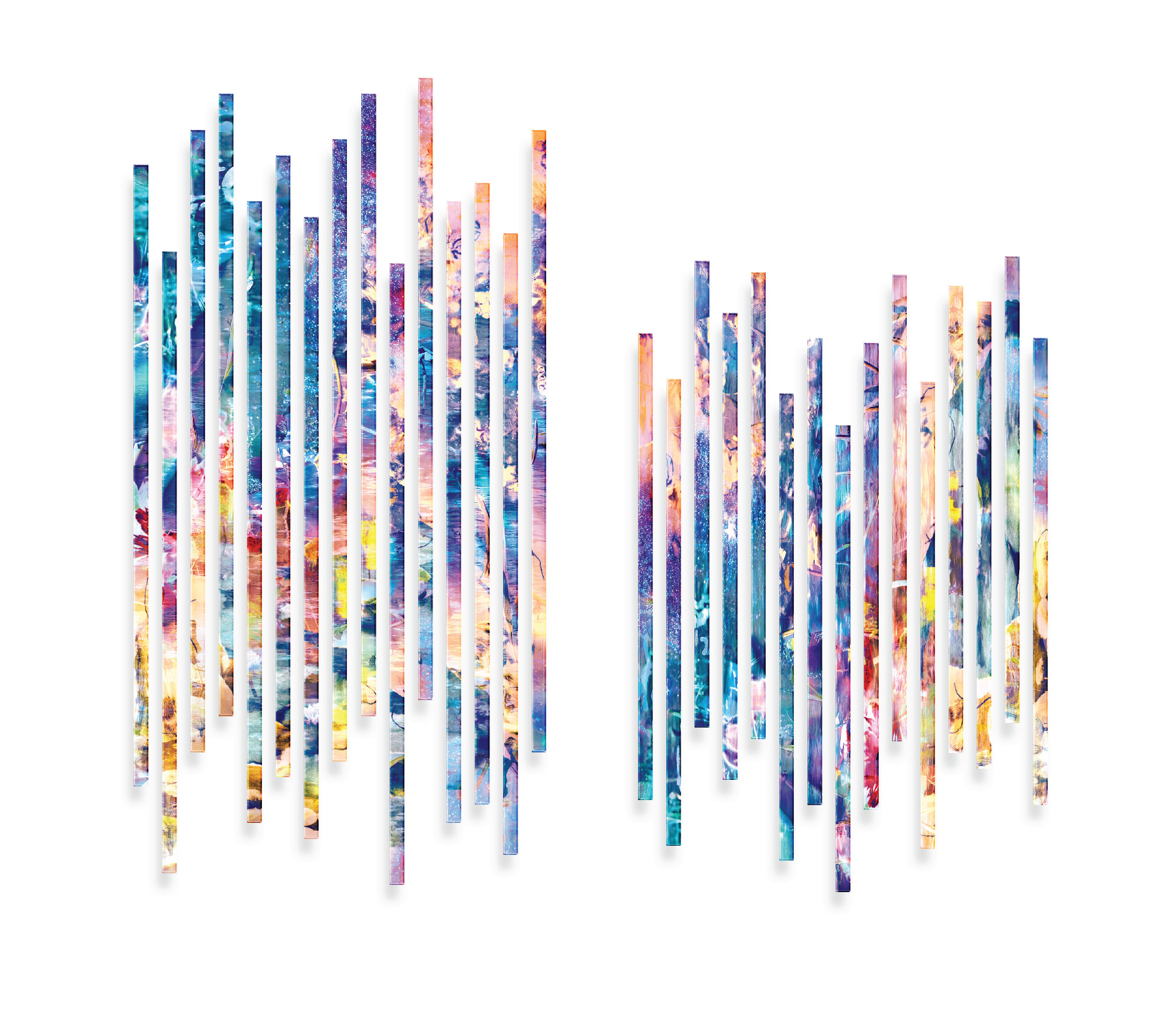 Suspended Icicles render