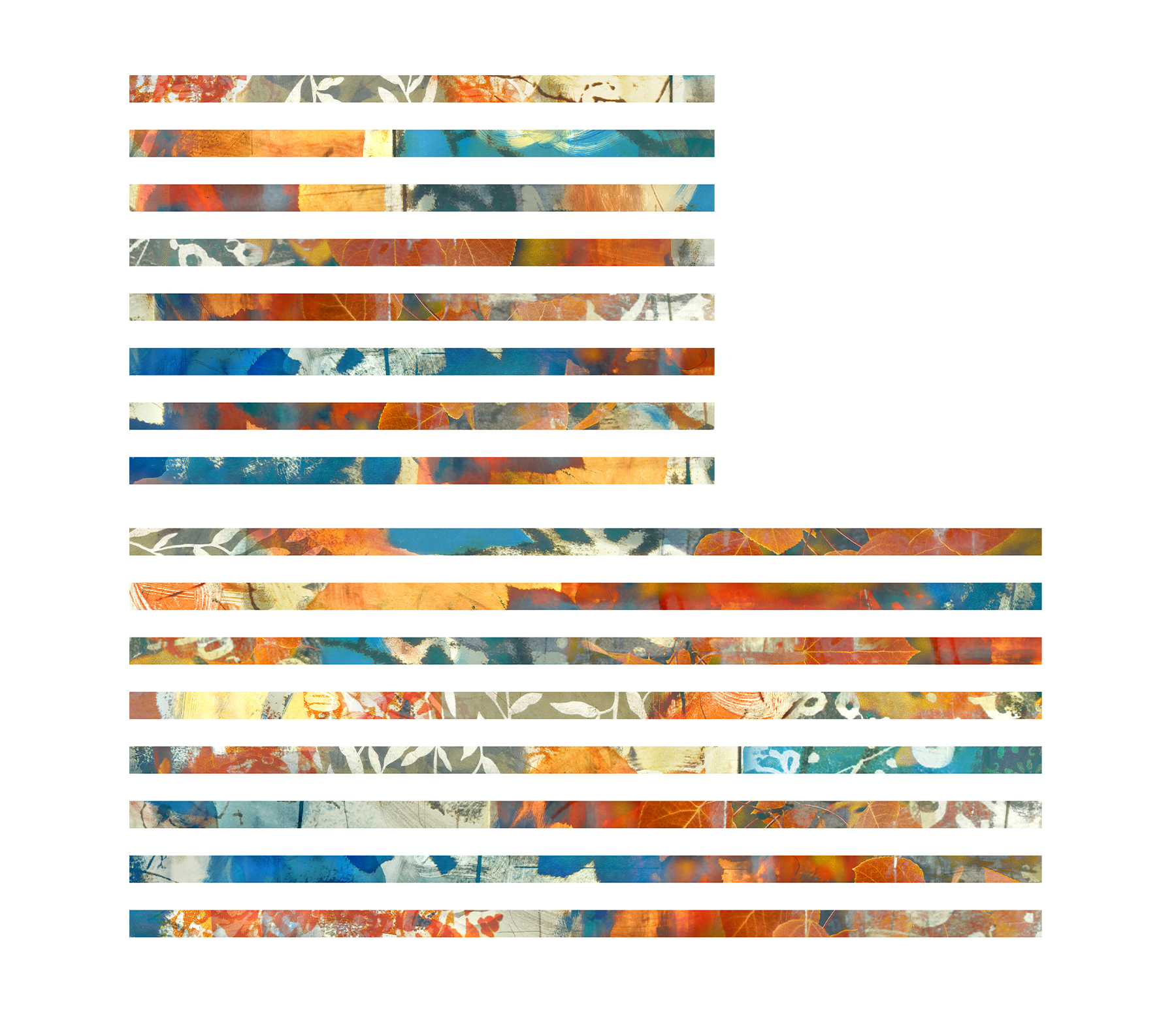 Artwork crops for Suspended Art sculpture